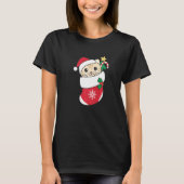 Cute Cat For Christmas Cat  5 Tシャツ (正面)