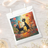 Cute Cat Giraffe Favor Bags フェイバーバッグ (クリップ留めされた状態)