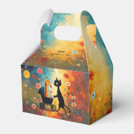 Cute Cat Giraffe Favor Box フェイバーボックス