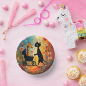 Cute Cat Giraffe Paper Bowl ペーパーボウル (パーティー)