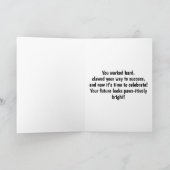 Cute Cat Graduation カード (内部)