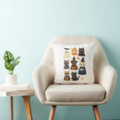 Cute Cat Halloween Gift Pillow クッション (椅子)