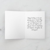 cute cat happy birthday カード (内部)