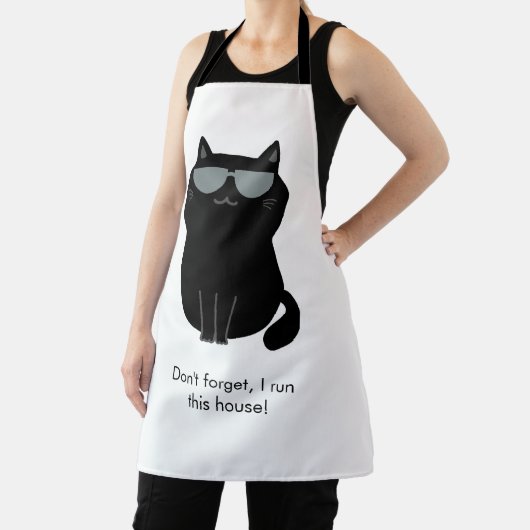Cute Cat - I run this house now!  エプロン (インサイチュ)