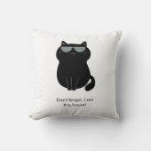 Cute Cat - I run this house now! クッション (正面)