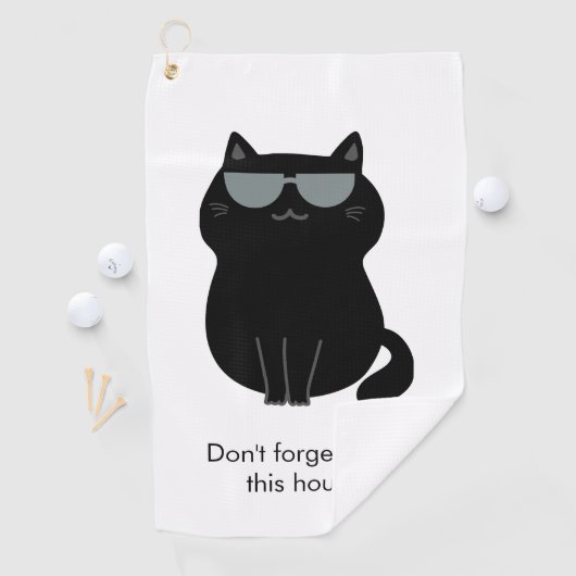 Cute Cat - I run this house now! ゴルフタオル (インサイチュ)