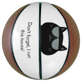 Cute Cat - I run this house now!  バスケットボール (縦)