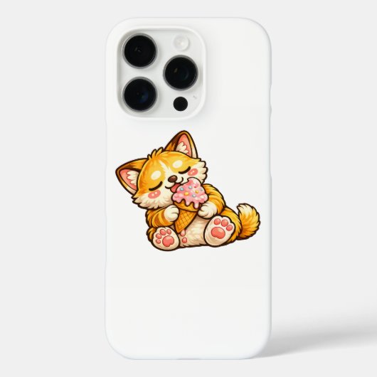Cute Cat Ice Cream Case-Mate iPhoneケース (裏面)