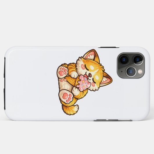 Cute Cat Ice Cream Case-Mate iPhoneケース (裏面(横))