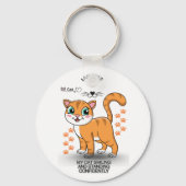 Cute Cat Keychain | Adorable Kitty Accessory キーホルダー (正面)