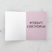 CUTE CAT KITTEN VINTAGE CHRISTMAS CARDS カード (内部)