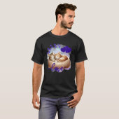 Cute Cat Love and Friendship - Valentine's Day Swe Tシャツ (正面フル)
