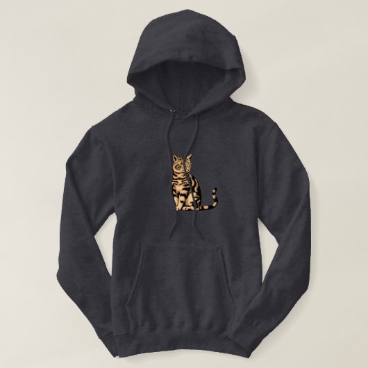 Cute Cat Lover Hoodie – Cozy Unisex Sweatshirt パーカ (デザイン正面)