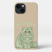 Cute Cat Lover Phone Case iPhoneケース (裏面)