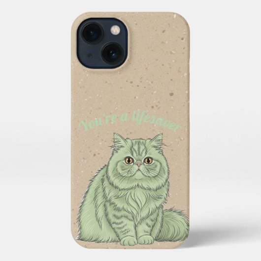 Cute Cat Lover Phone Case iPhoneケース (裏面)