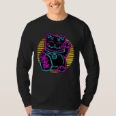 Cute Cat Maneki Neko Japanese Welcome Kitten Tシャツ (正面)