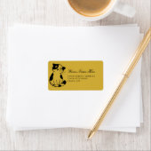 Cute Cat Mark Address Labels for Mailings ラベル (インサイチュ)