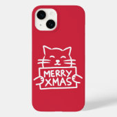 Cute Cat Merry Xmas Case-Mate iPhoneケース (裏面)