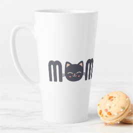 Cute Cat MOM カフェラテマグ