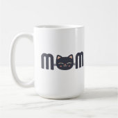 Cute Cat MOM コーヒーマグカップ (左)