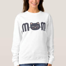 Cute Cat MOM スウェットシャツ