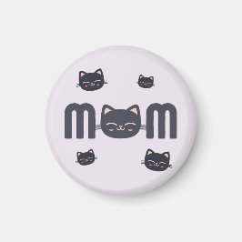 Cute Cat MOM マグネット