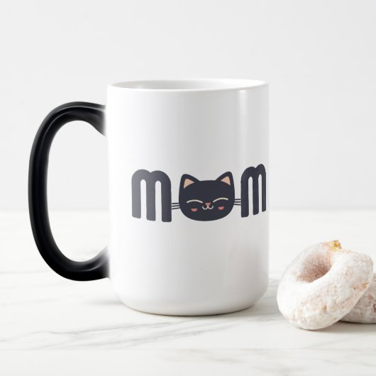 Cute Cat MOM モーフィングマグカップ (ドーナツ)