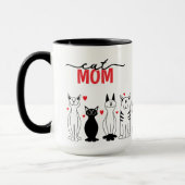 Cute Cat Mom Mug マグカップ (左)