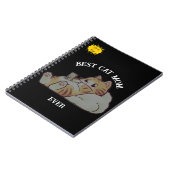 Cute Cat Mom Photo ノートブック (左側)