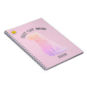 Cute Cat Mom Photo ノートブック (右側)