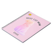 Cute Cat Mom Photo ノートブック (左側)