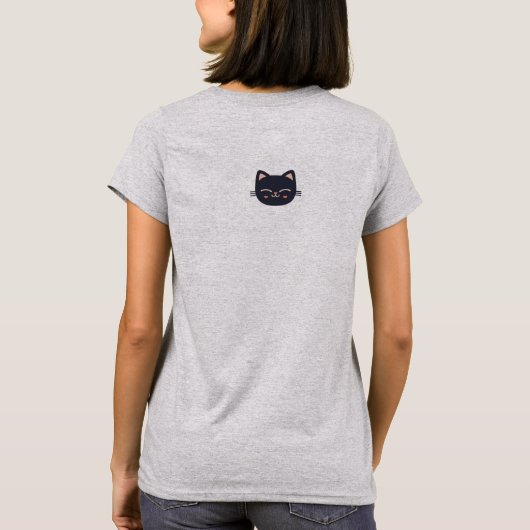 Cute Cat MOM Tシャツ (裏面)