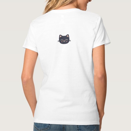 Cute Cat MOM Tシャツ (裏面)