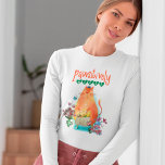 Cute Cat Mouse Pawsitively Vegan Humor Tシャツ<br><div class="desc">Cute Cat Mouse Pawsitively Vegan Humor. Some Vegan Humor for your shirt with cute eco friendly cat and happy mouse characters and fun typography Pawsitively Vegan.</div>