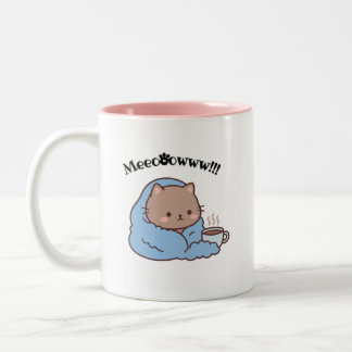 Cute Cat Mug  ツートーンマグカップ