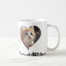Cute cat  mug coffee
