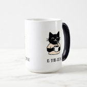 Cute Cat Mug – Funny Coffee Cup for Cat Lovers モーフィングマグカップ (正面右)