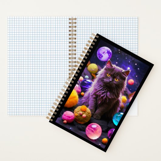Cute Cat Notebook – Funny Journal for Cat Lovers ノートブック (内側)