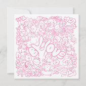 Cute Cat Patten with ASL ILY sign - ASL Design (裏面)