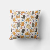Cute Cat Pattern クッション (裏面)