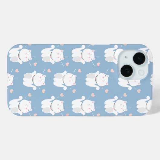 Cute cat pattern design Case-Mate iPhoneケース (裏面 (横))