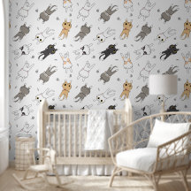 Cute Cat pattern for Your Kid Room
