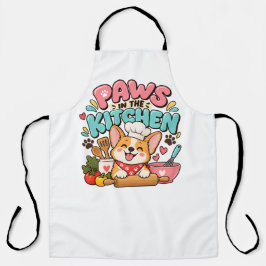 Cute Cat Paws In The Kitchen Cooking Apron エプロン