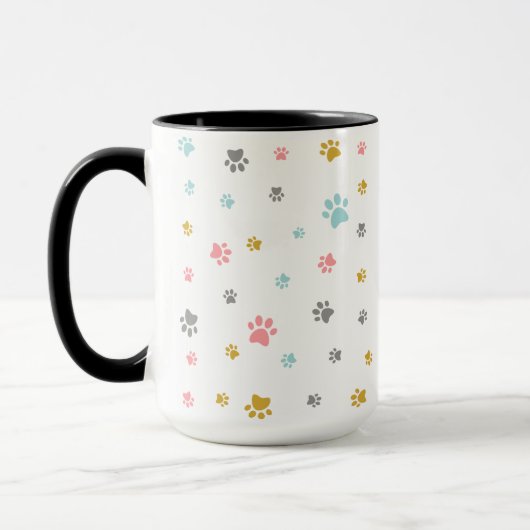 Cute cat Paws Mug マグカップ (左)