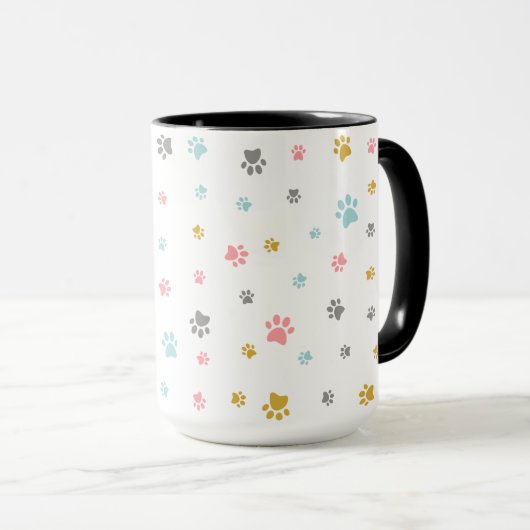 Cute cat Paws Mug マグカップ (正面右)