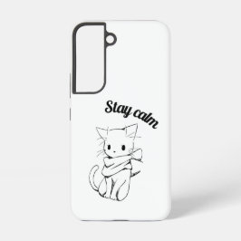 Cute cat phone cover samsung galaxy s22ケース