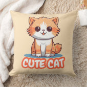 cute cat pillow case  クッション (ブランケット)
