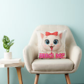 Cute Cat Pillow – Kawaii Kitty Home Decor Design クッション (椅子)