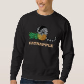 Cute Cat Pineapple  Cat スウェットシャツ (正面)