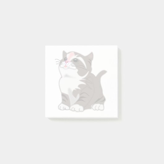Cute Cat Post-it® Notes ポストイット (正面)